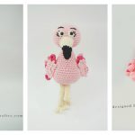 Amigurumi Flamingo Ornament Free Crochet Pattern