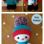 Amigurumi Snowman Doll Free Crochet Pattern