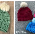 Bead Stitch Hat Free Crochet Pattern