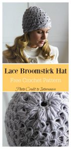 Broomstick Lace Hat Free Crochet Pattern