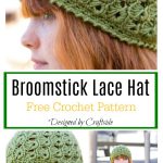 Broomstick Lace Hat Free Crochet Pattern