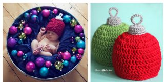 Christmas Ornament Hat Free Crochet Pattern