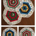 Christmas Snowmen Doily Free Crochet Pattern