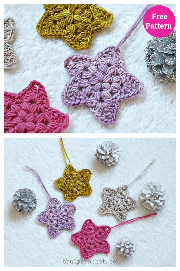 Christmas Star Ornament Free Crochet Pattern