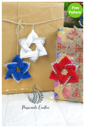 7 Star Ornament Free Crochet Pattern