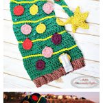 Christmas Tree Scarf Hat Duo Free Crochet Pattern