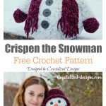 Crispen the Snowman Amigurumi Free Crochet Pattern