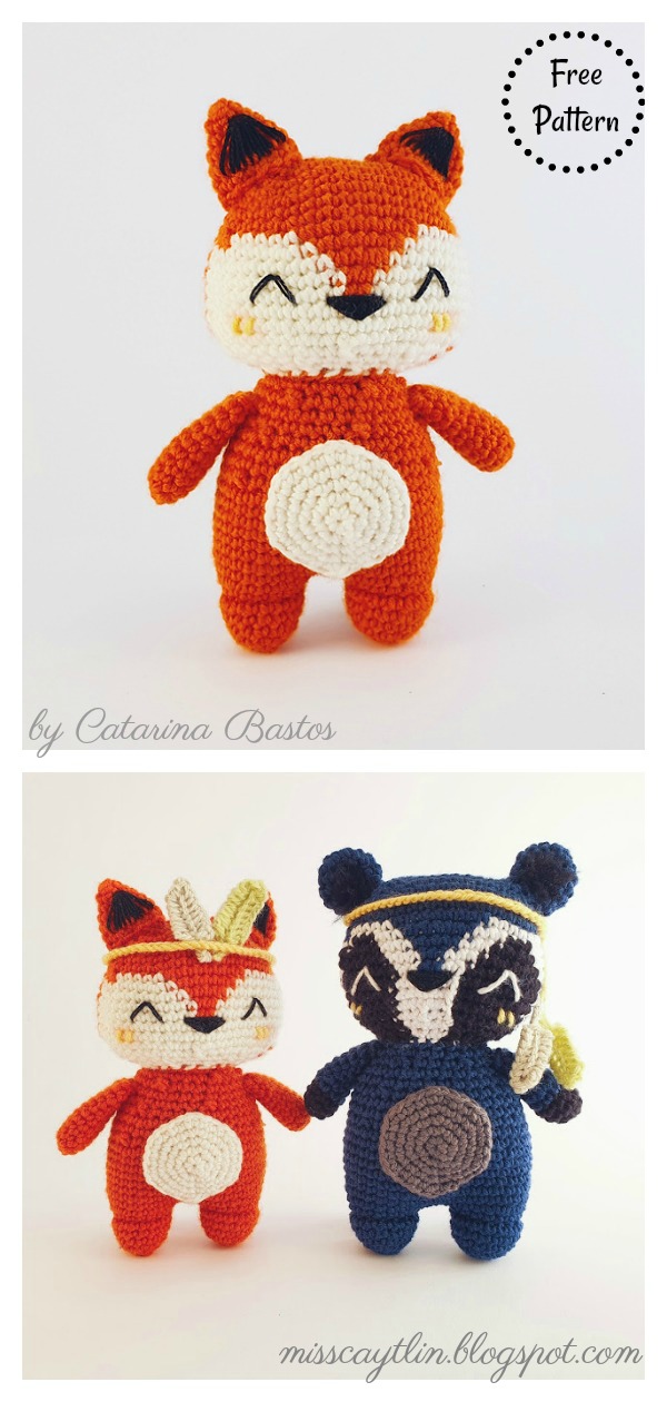 Fox Amigurumi Free Crochet Pattern 