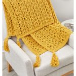 Golden Waves Throw Free Crochet Pattern and Video Tutorial