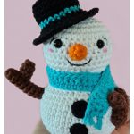 Kawaii Snowman Free Crochet Pattern