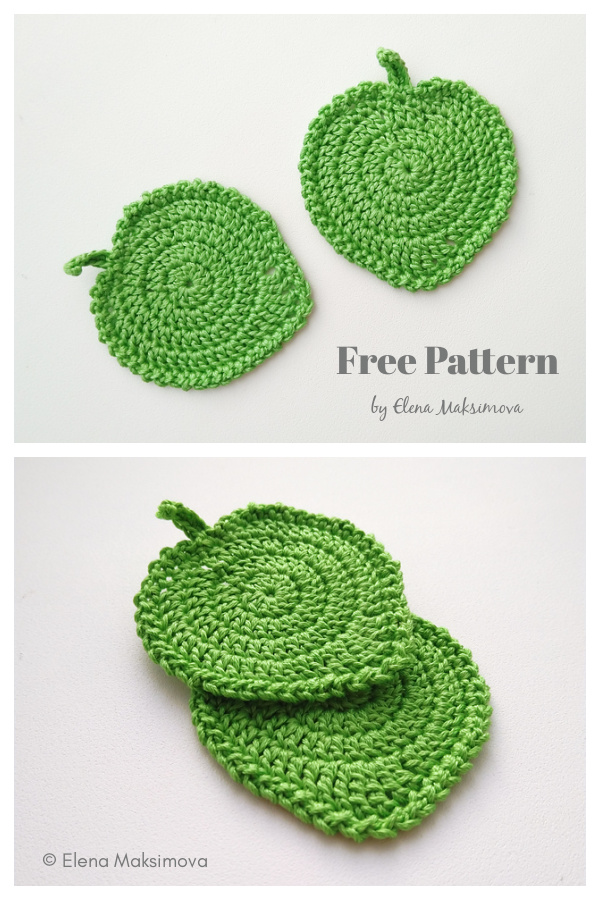 Leaf Coaster Free Crochet Pattern Cool Creativities