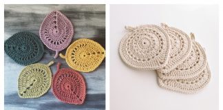 Leaf Coasters Crochet Patterns