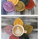 Leafling Coster Free Crochet Pattern