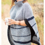 Montana Turtleneck Poncho Free Crochet Pattern