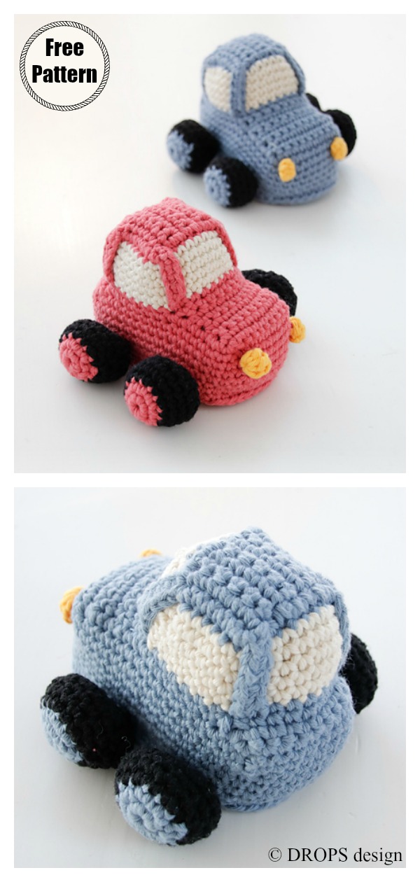 My First Car Amigurumi Free Crochet Pattern