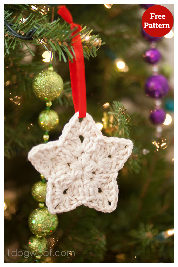 Bethlehem Star Ornament Free Crochet Pattern