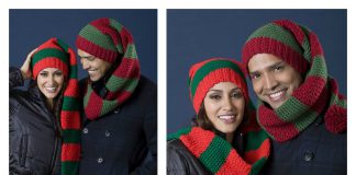 Scarf Hat Duo Free Crochet Pattern