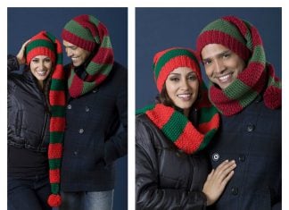 Scarf Hat Duo Free Crochet Pattern