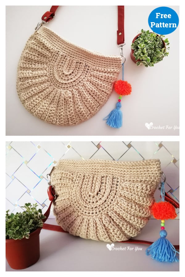 Seashell Bag Free Crochet Pattern
