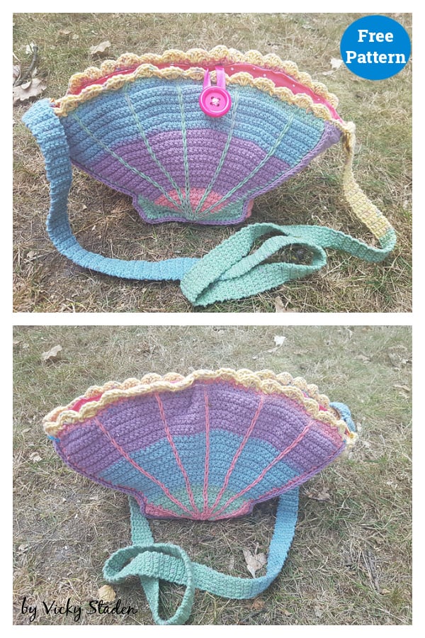 Seashell Bag Free Crochet Pattern