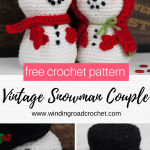 Snowman Couple Amigurumi Free Crochet Pattern