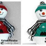 Sparkles The Snowman Amigurumi Free Crochet Pattern