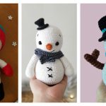Sparkles The Snowman Amigurumi Free Crochet Pattern