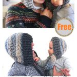 Winter Hood with Removable Mask Free Crochet Pattern