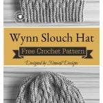 Wynn Slouch Hat Free Crochet Pattern