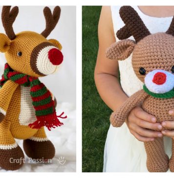 Amigurumi Christmas Reindeer Free Crochet Pattern