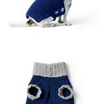 Cowl Neck Dog Coat Free Crochet Pattern