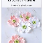 Dogwood Flower Free Crochet Pattern