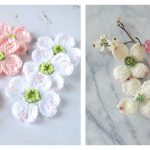 Dogwood Flowers Free Crochet Pattern