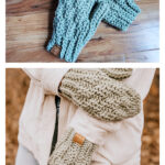 Frosty Air Mittens Free Crochet Pattern