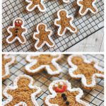 Gingerbread Man Cookie Ornament Free Crochet Pattern
