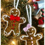 Gingerbread Man Ornament Free Crochet Pattern