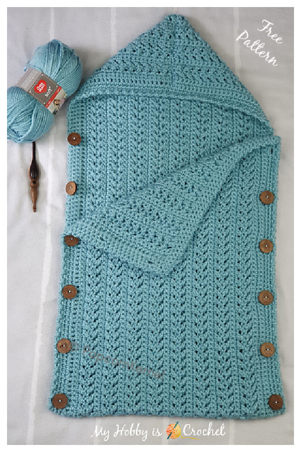 Crochet snuggle sack discount baby