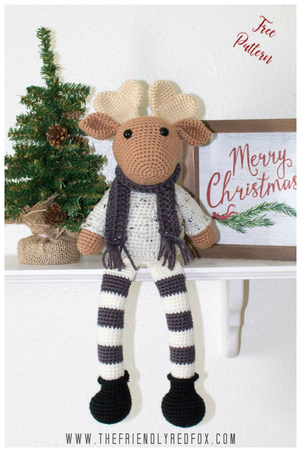 Moose and Reindeer Free Crochet Pattern