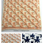 Polish Star Stitch Afghan Square Free Crochet Pattern and Video Tutorial
