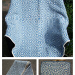Raspberry Pi Mosaic Throw Free Crochet Pattern
