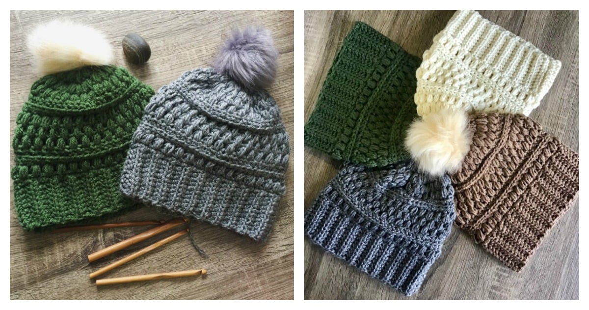 Southern Pines Beanie Crochet Pattern