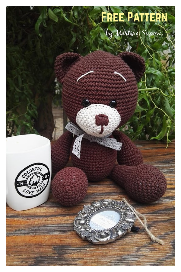 Teddy Bear Colorko Free Crochet Pattern