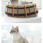 Curl-Up Kitty Cat Bed Free Crochet Pattern