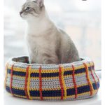 Curl-Up Kitty Cat Bed Free Crochet Pattern