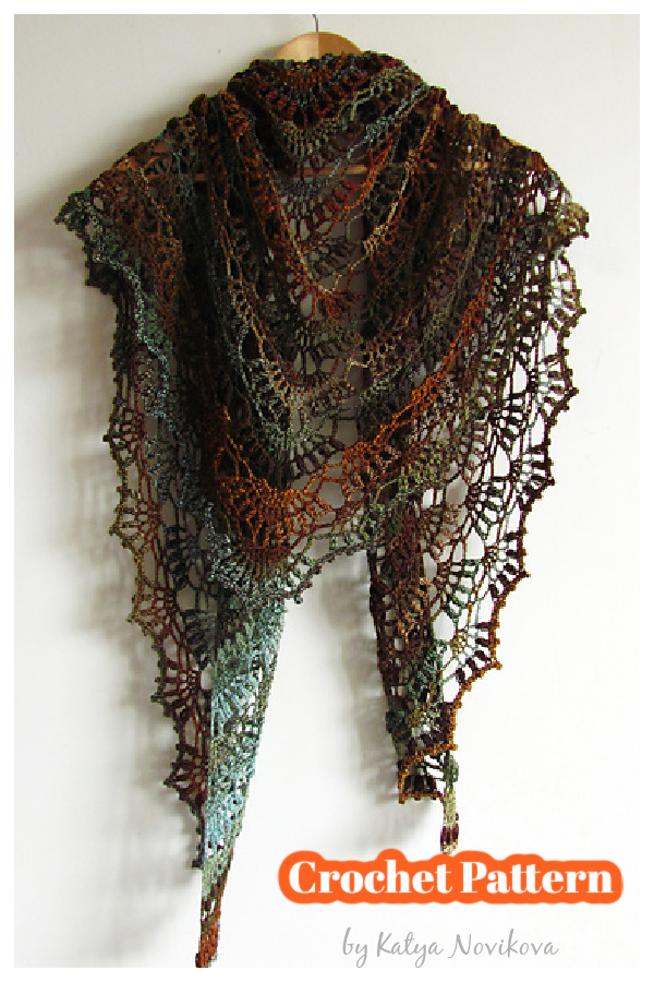 Fall River Shawl Crochet Pattern