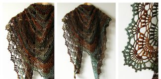 Fall River Shawl Free Crochet Pattern