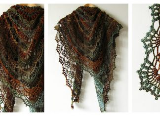Fall River Shawl Free Crochet Pattern