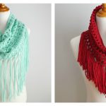 Fringe Cowl Free Crochet Pattern and Video Tutorial