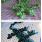 Gecko Toy Bookmark Free Crochet Pattern