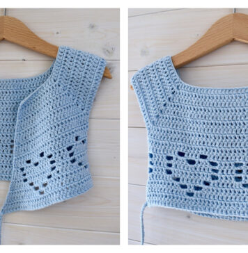 Little Girl’s Ballet Cardigan Crochet Pattern and Video Tutorial